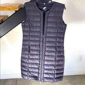 Maddison long down vest